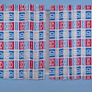 66" x 72" One Direction Craze 3" Tape Pair Curtains