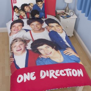 One Direction Craze Single Bed Panel Duvet Cover Set