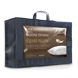 80cm x 80cm Euro Continental 100% Hungarian Goose Down Square Pillow 32" x 32"