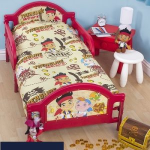Disney Jake & TNP Treasure Junior Cot Bed Bedding Bundle