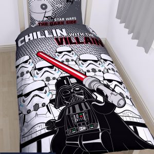 Lego Star Wars Villains Single Bed Panel Duvet Cover Set