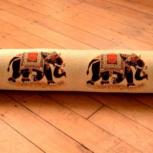 Raj Elephant Woven Tapestry Door Draft Draught Excluder, 90cm Long