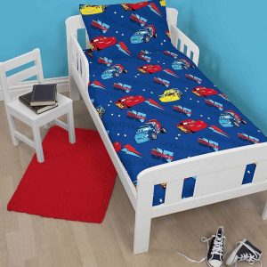 Disney Cars Piston Junior Cot Bed Bedding Bundle (4 in 1)