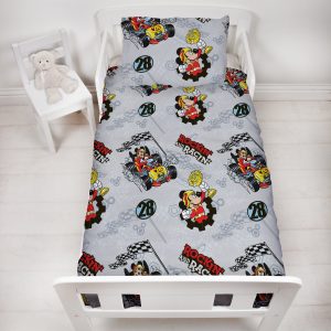 Disney Mickey Mouse Racer Junior Cot Bed Bedding Bundle (4 in 1)