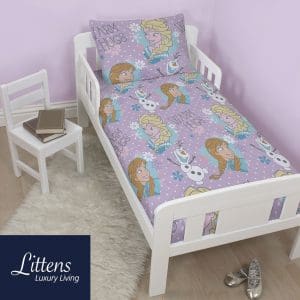 Disney Frozen Crystal Junior Cot Bed Bedding Bundle
