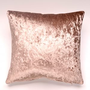 18" x 18" Mink Crushed Velvet Shimmer Cushion Cover