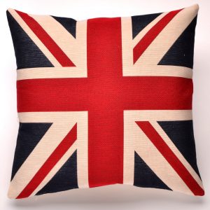 18" x 18" Union Jack Woven Tapestry Cushion Cover (45cm x 45cm)