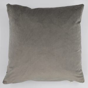 18" x 18" Taupe Plain Matte Velvet Cushion Cover (45cm x 45cm)