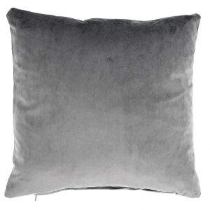 22" x 22" Slate Grey Plain Matte Velvet Cushion Cover (55cm x 55cm)