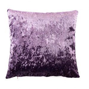 22" x 22" Grape Purple Crushed Velvet Shimmer Cushion Cover