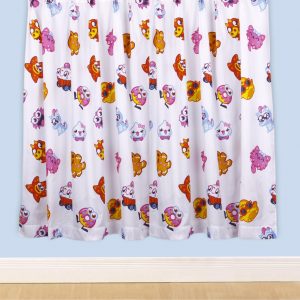66" x 72" Moshi Monsters Moshlings 3" Tape Pair Curtains
