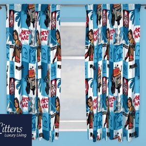 66" x 54" Disney Star Wars Rebels Tag 3" Tape Pair Curtains