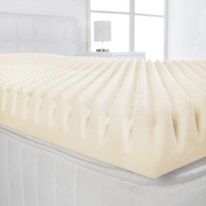 Single Bed Profile, Egg Shell Box Memory Foam Mattress Topper