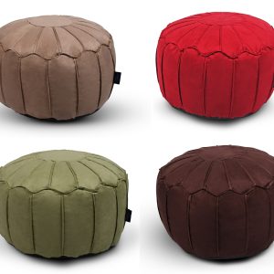 Faux Suede Moroccan Bean Bag Pouffe Footstool Seat