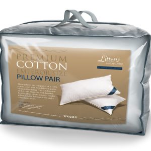 50cm x 100cm Emperor Size Premium Cotton Pair Pillows