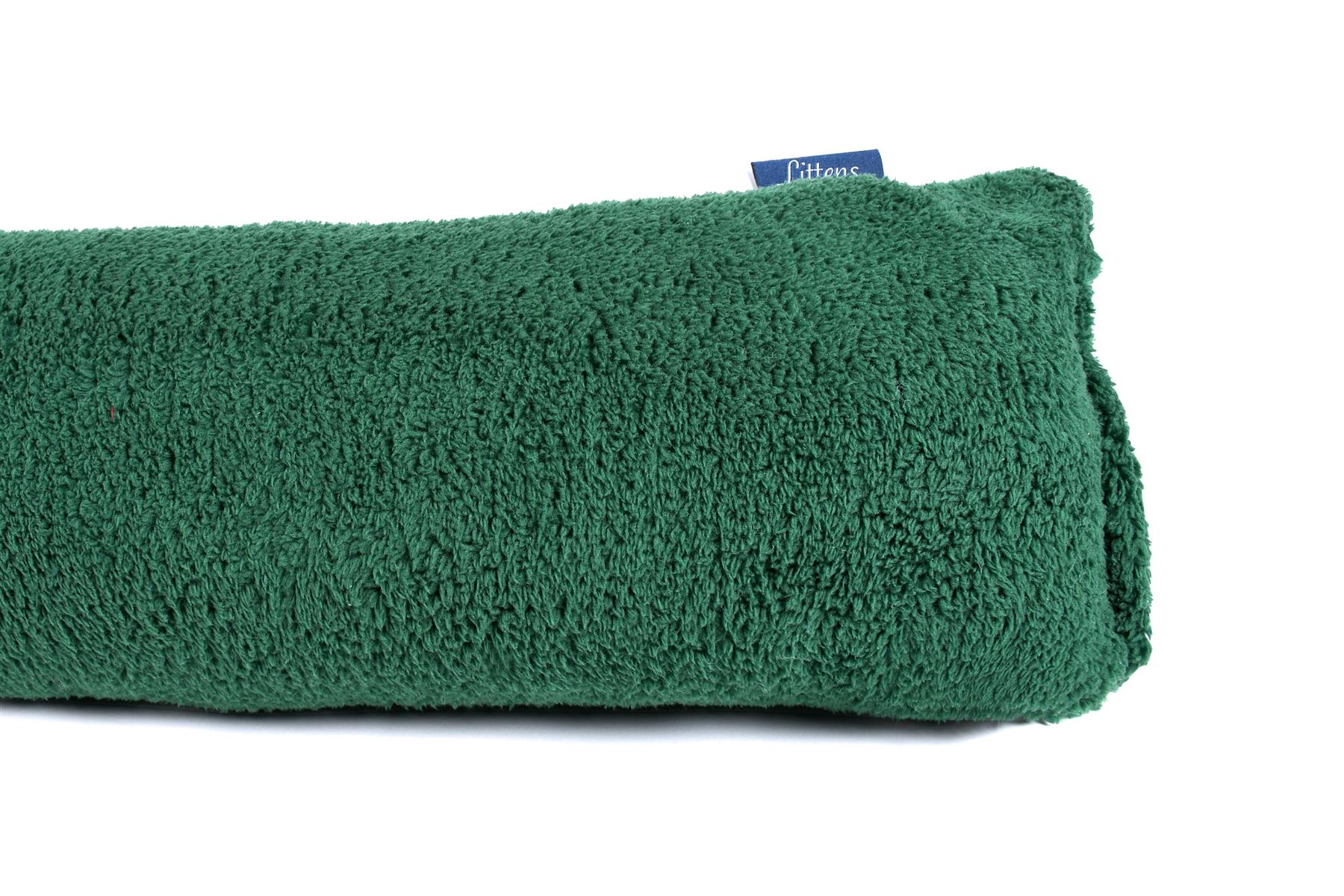 Green Teddy Fleece Draft Draught Excluder 90cm (36")