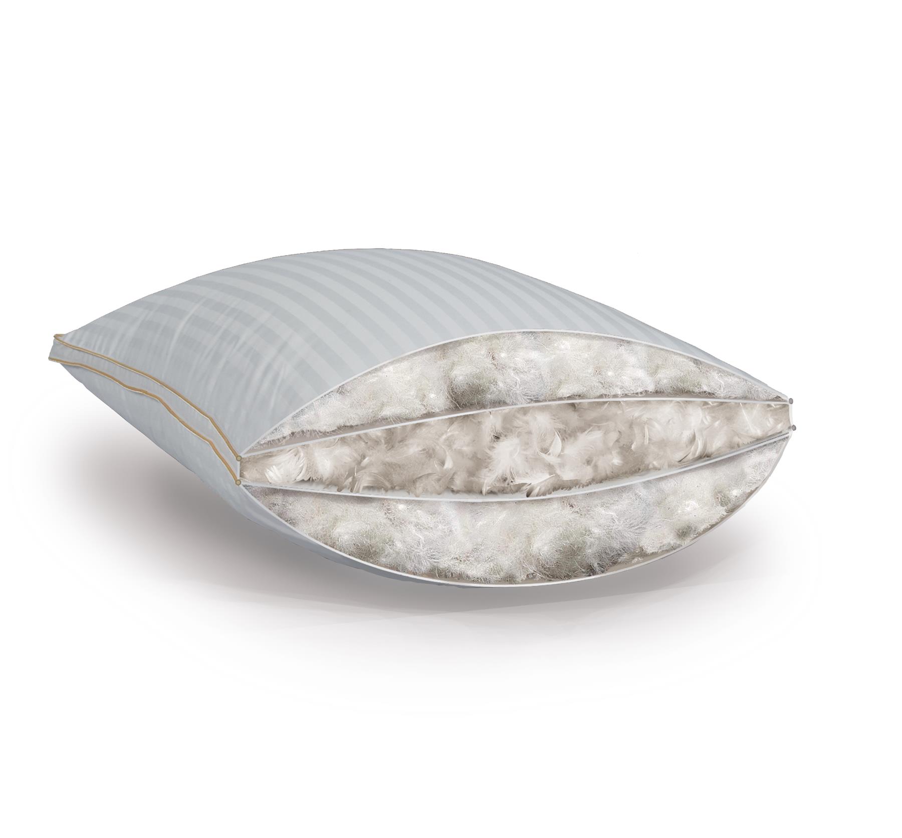 Emperor Size 3 Chamber Pillow, Hungarian Goose Down, Side Sleeper 50 x 100cm