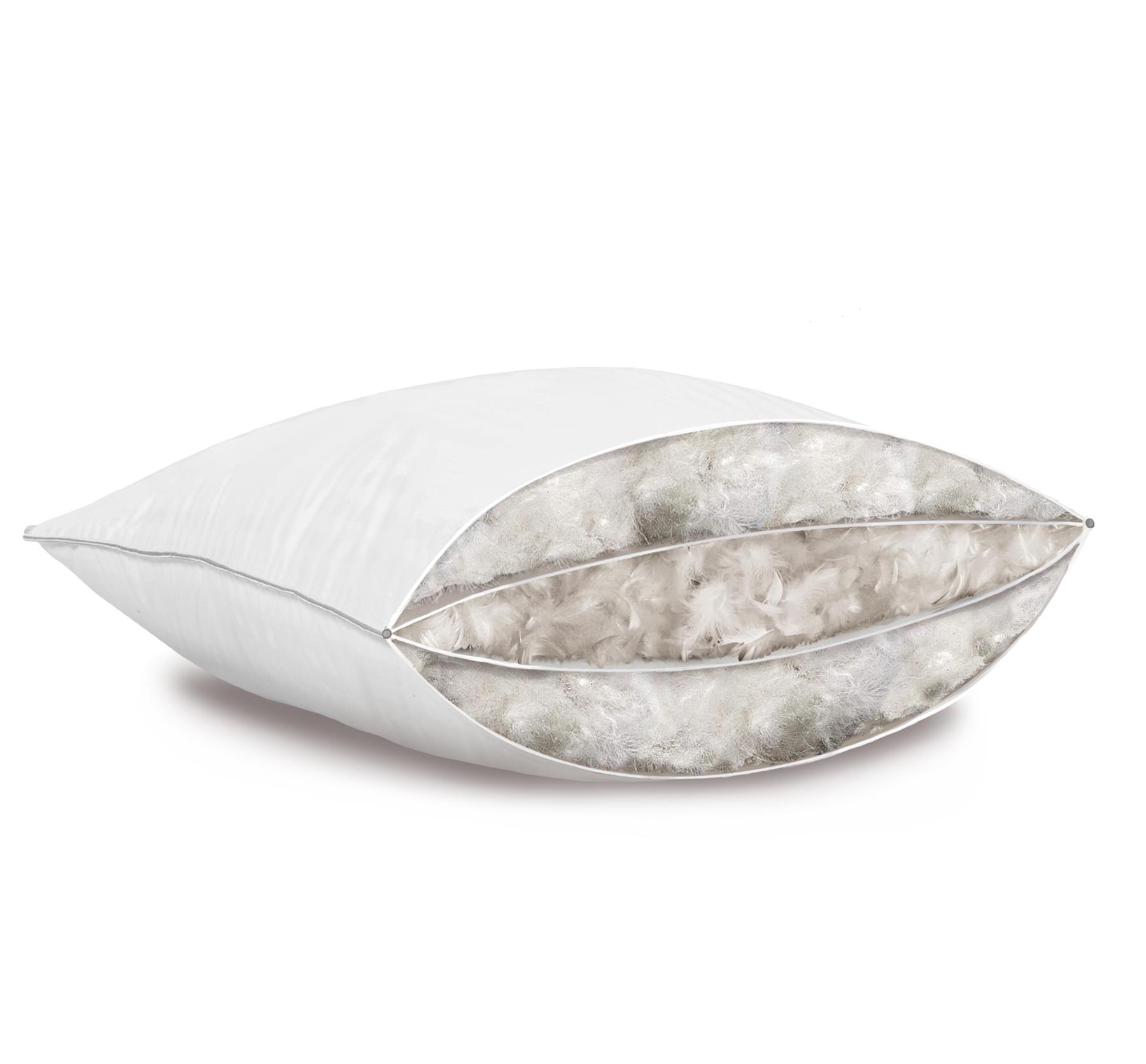 Duck Down Surround Side Sleeper Pillow 48cm x 74cm