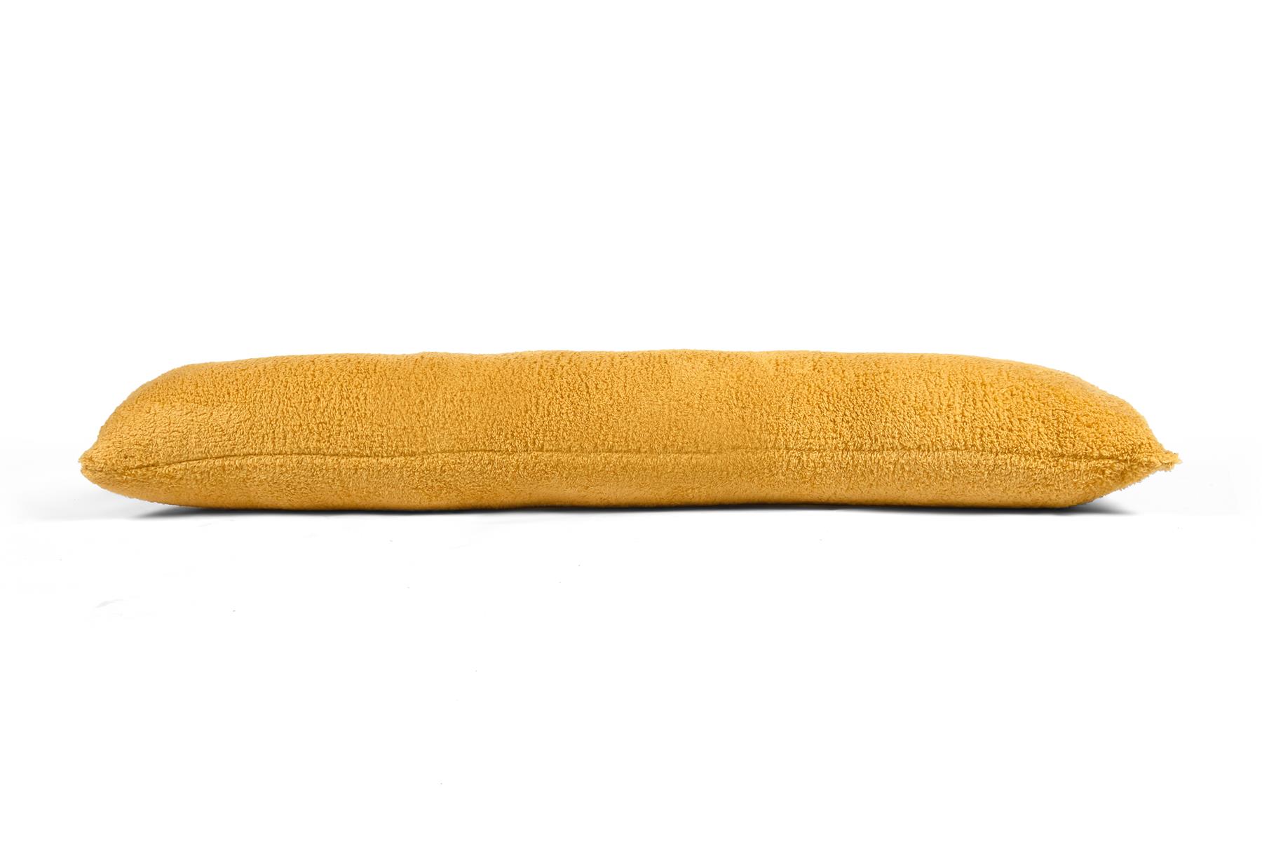 Ochre Teddy Fleece Draft Draught Excluder 90cm (36")