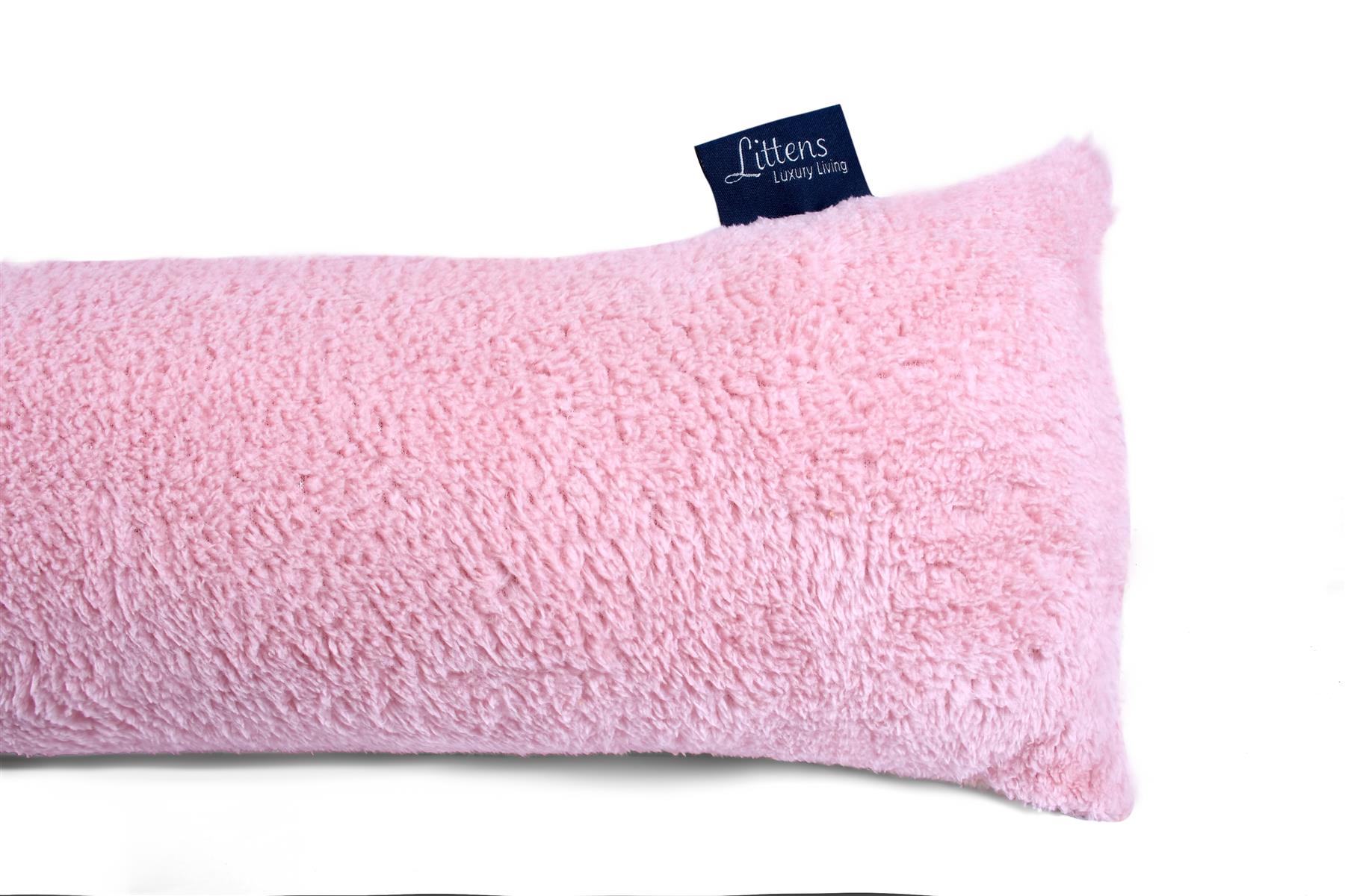 Blush Teddy Fleece Draft Draught Excluder 90cm (36")