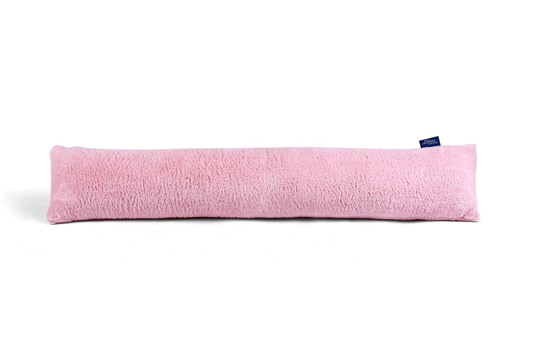 Blush Teddy Fleece Draft Draught Excluder 90cm (36")