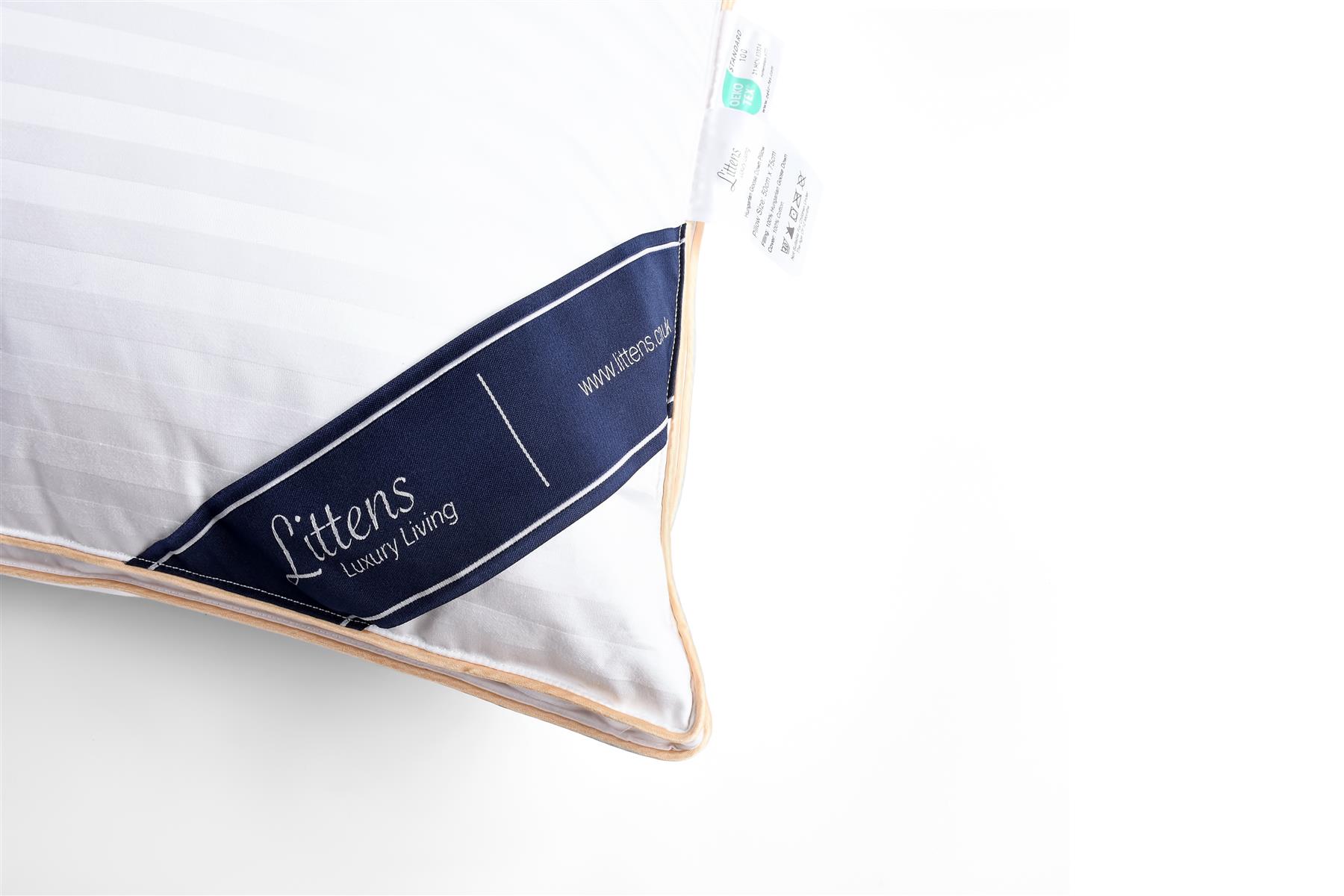 40cm x 80cm Euro Continental 100% Hungarian Goose Down Pillow 16" x 32"