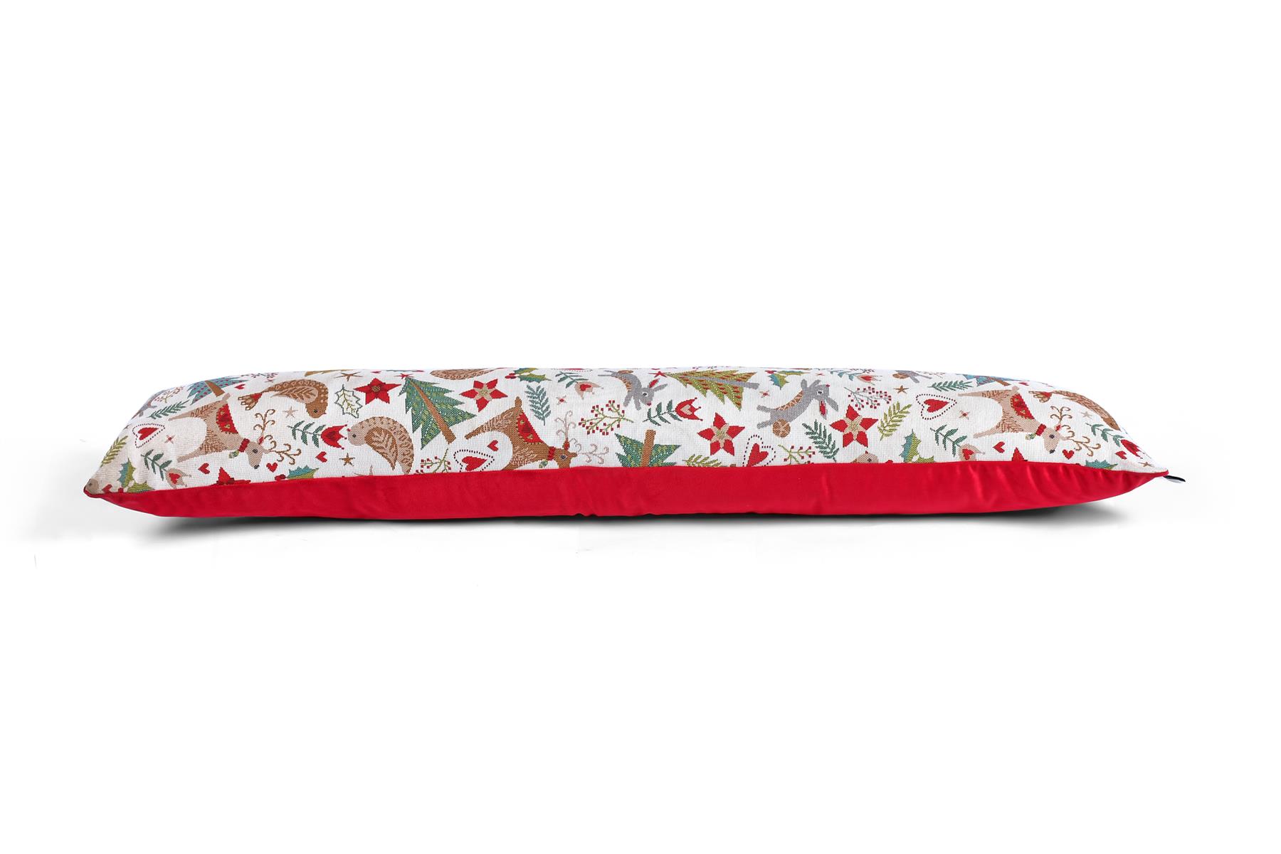 Christmas Woodlands Tapestry Draft Draught Excluder 90cm (36") UK Made
