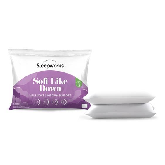 Soft Like Down Hollowfibre, Soft Touch Pair Pillows