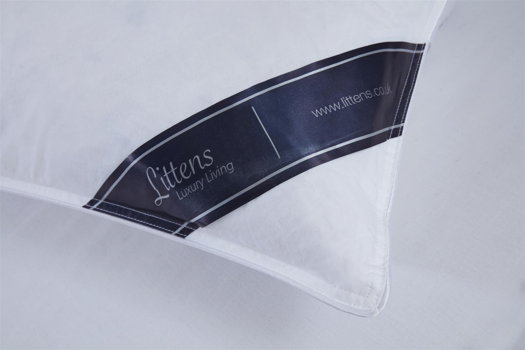 50cm x 100cm Extra Fill Emperor Size Goose Feather & Down Pillow