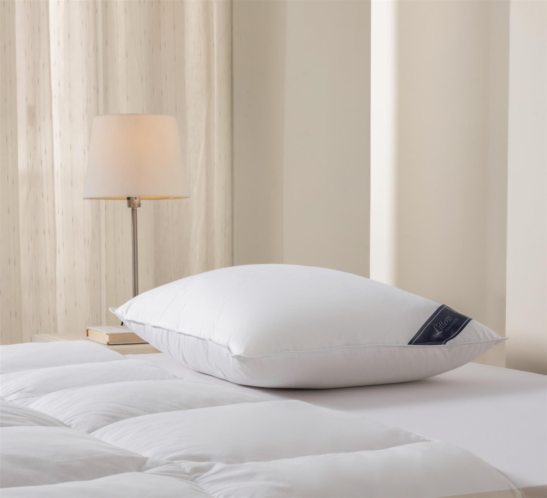 Extra Fill European Continental Duck Feather & Down Pillow 40cm x 80cm