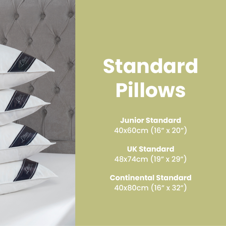 Extra Fill Standard Size Duck Feather & Down Pillow