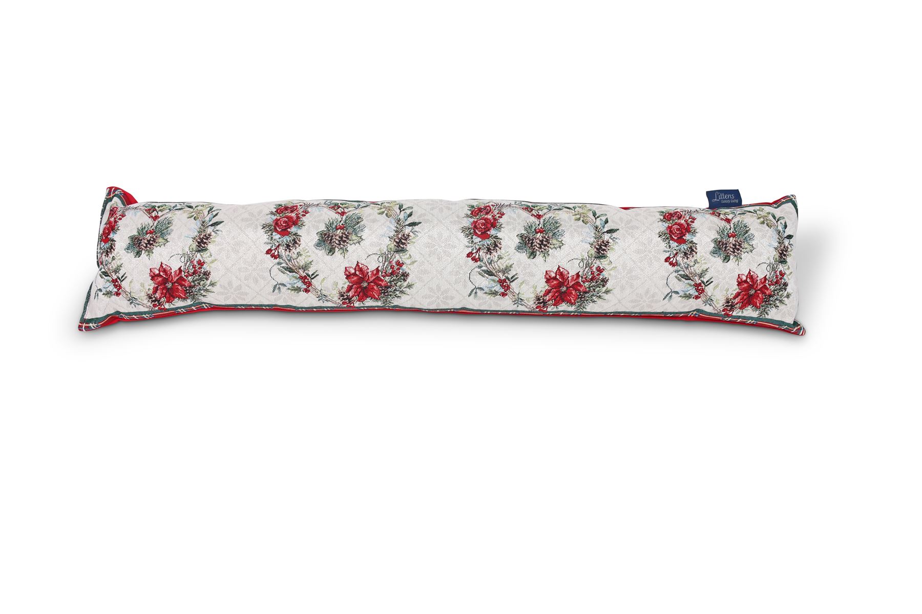Berry Wreaths and Pine Cones Tapestry Draft Draught Excluder 90cm (36") UK Made