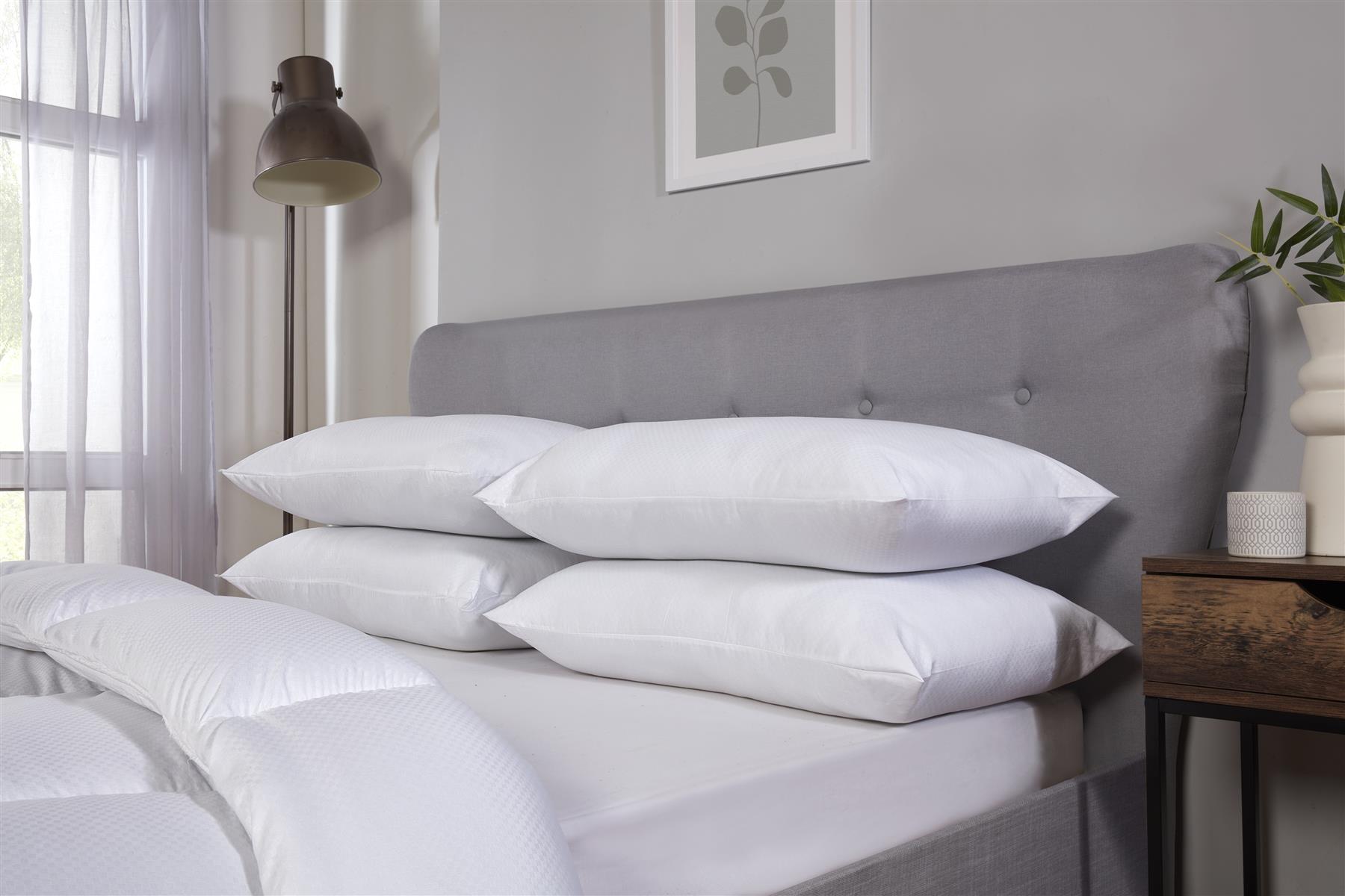 4 Pack Respond Bounce Back Hollowfibre Pillows