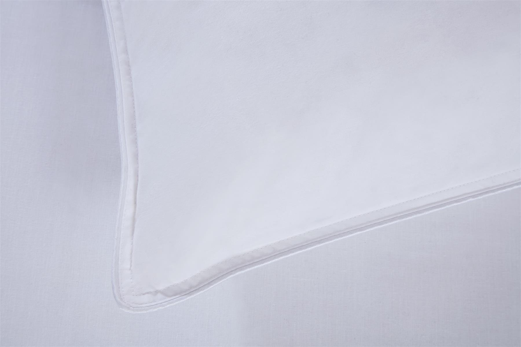 4 Goose Feather & Down Pillows, Cotton Casing