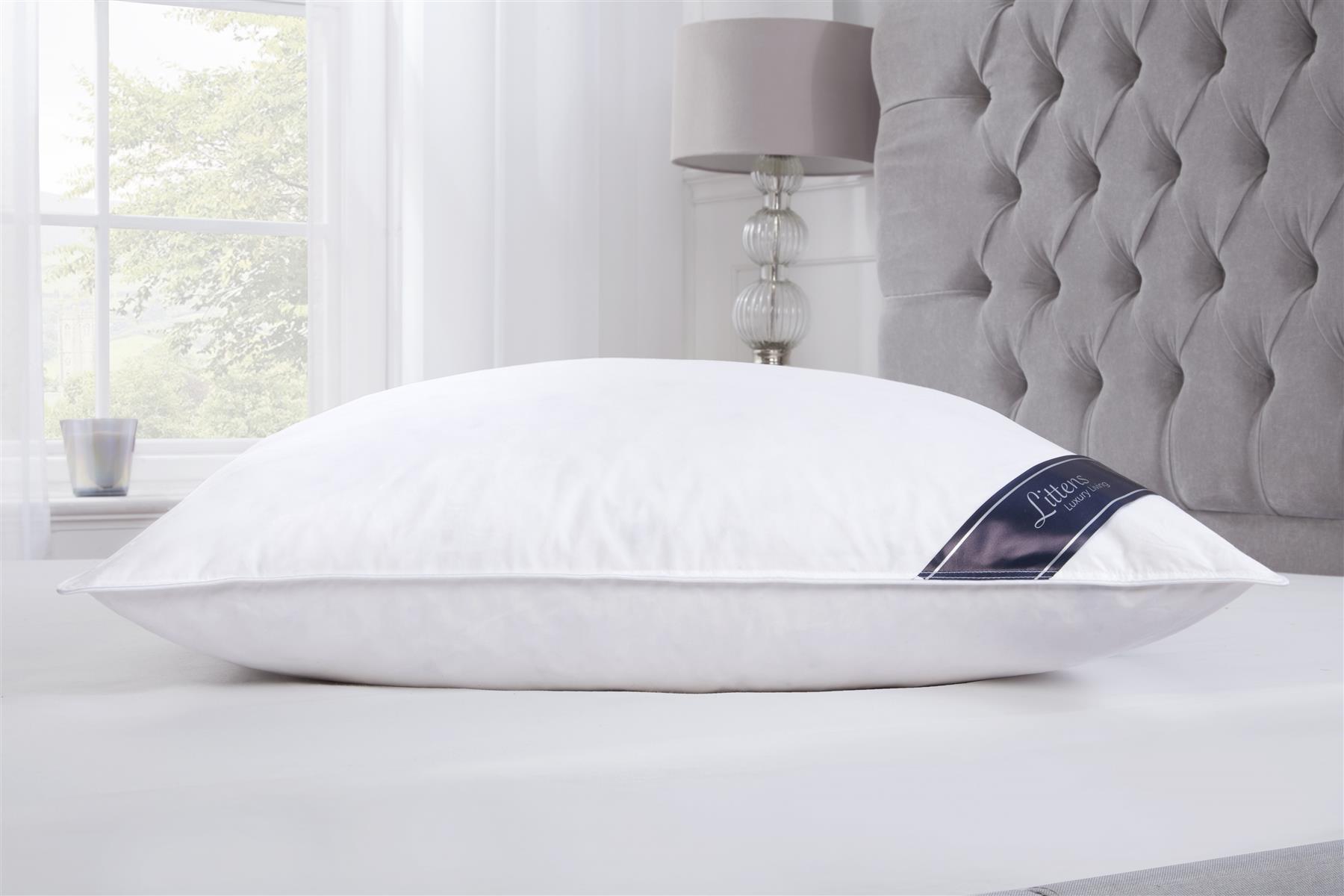 50cm x 100cm Extra Fill Emperor Size Goose Feather & Down Pillow