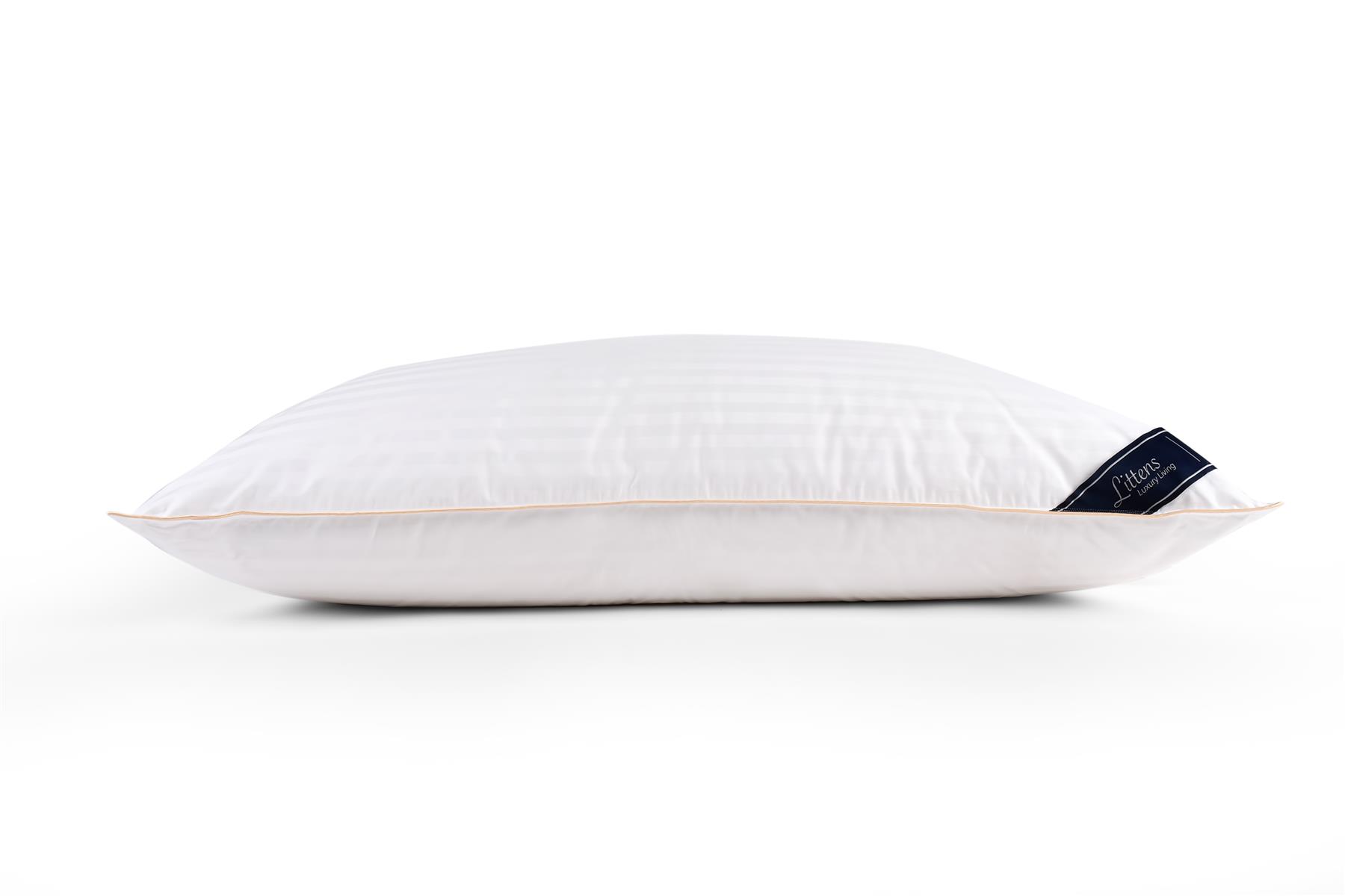 Pair Ultimate Super King 100% Hungarian Goose Down Pillows (50cm x 90cm)