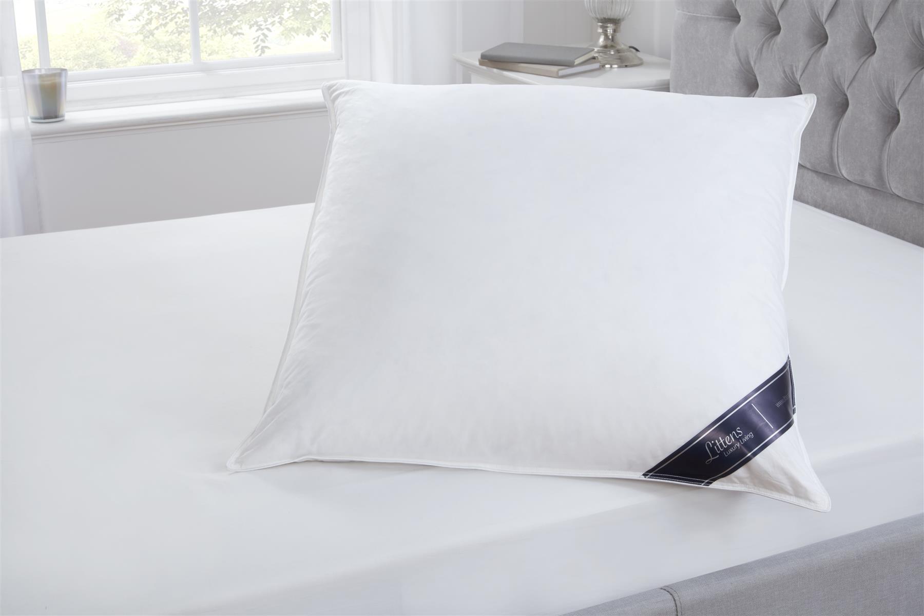 Extra Fill Euro Continental Goose Feather & Down Square Pillow 65cm x 65cm