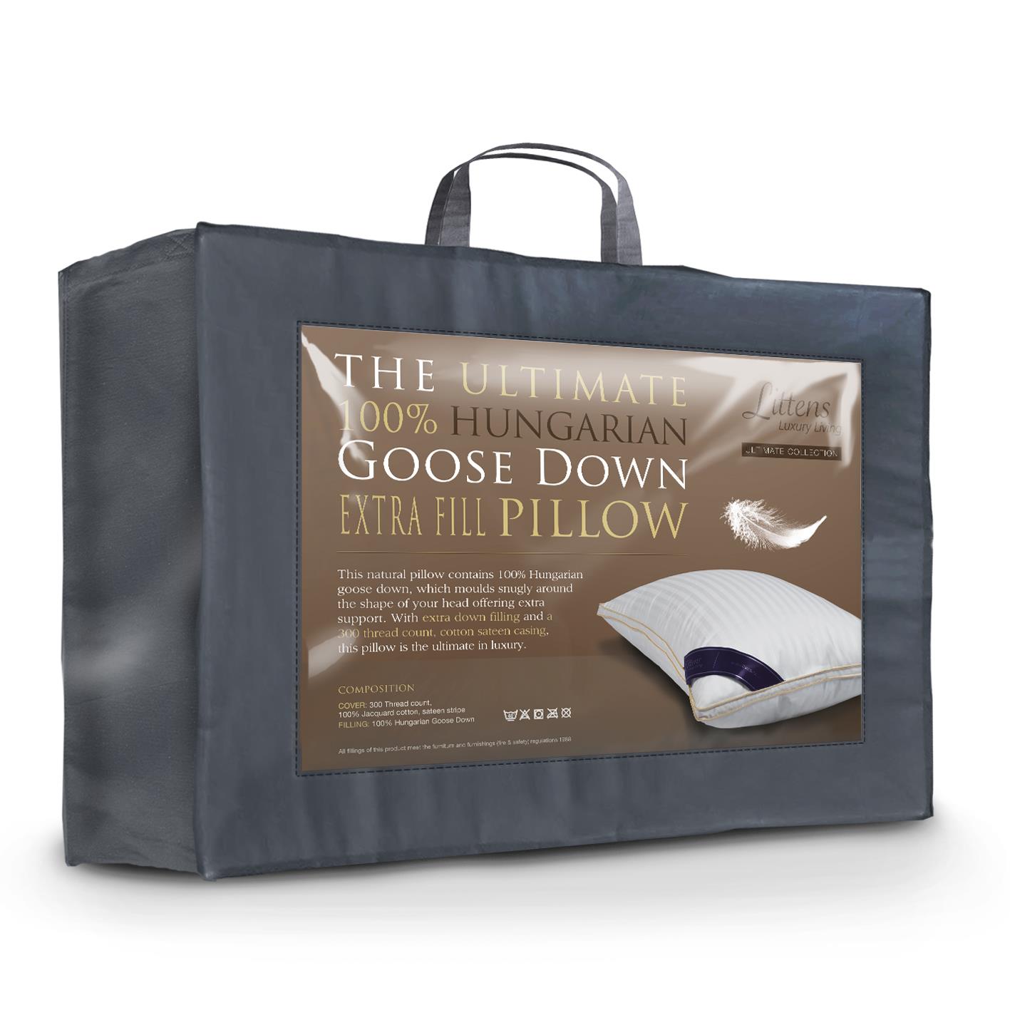 Ultimate Extra Filled 100% Hungarian Goose Down Pillow
