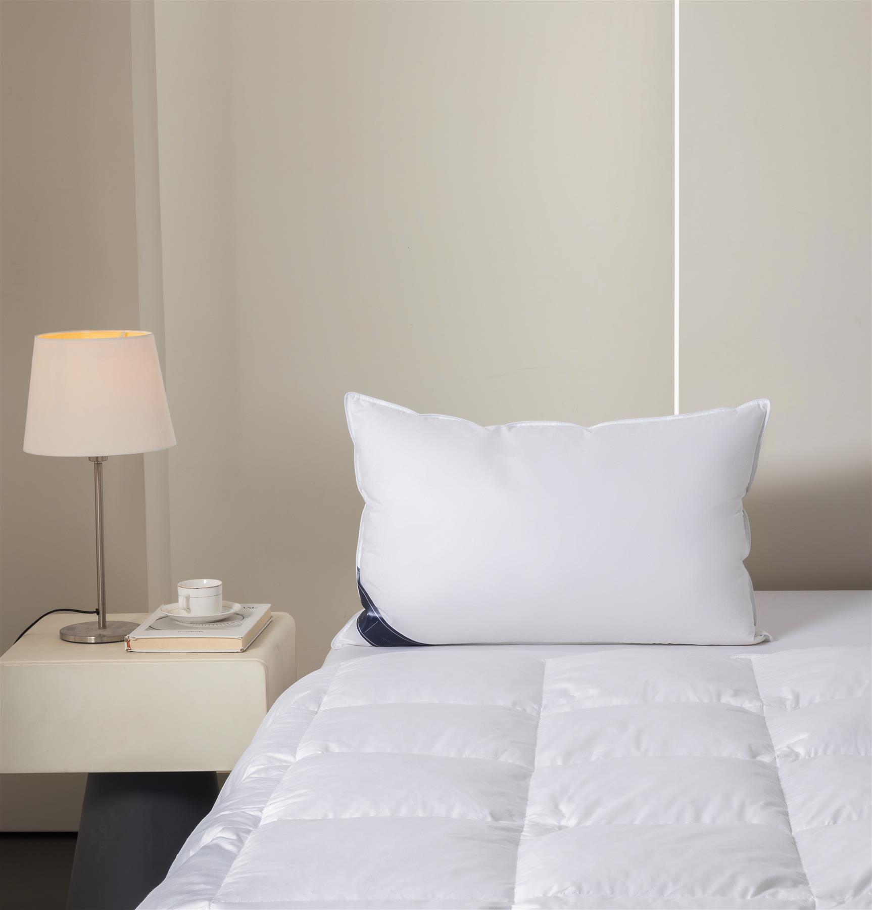 Extra Fill European Continental Duck Feather & Down Pillow 40cm x 80cm
