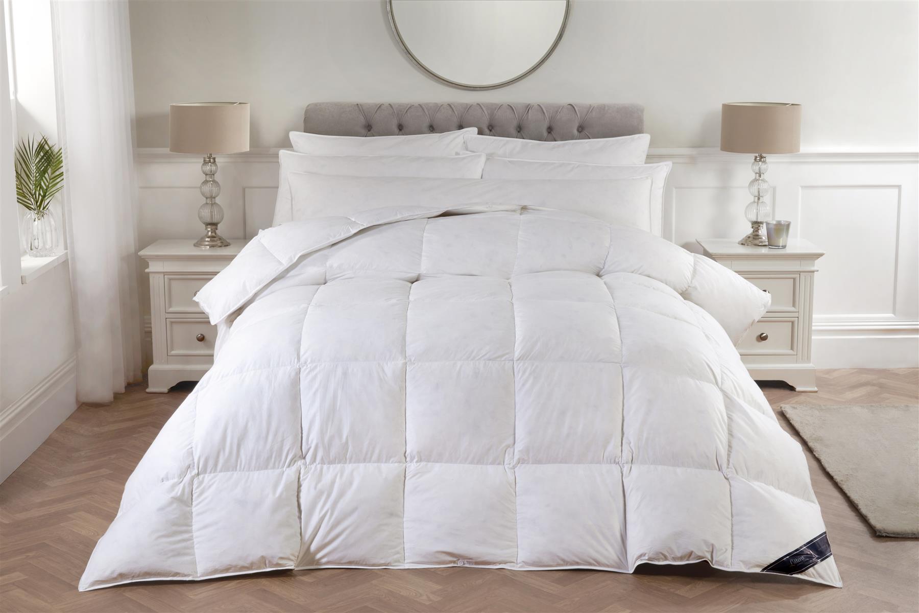 Extra Filled Standard Size Goose Feather & Down Pillow